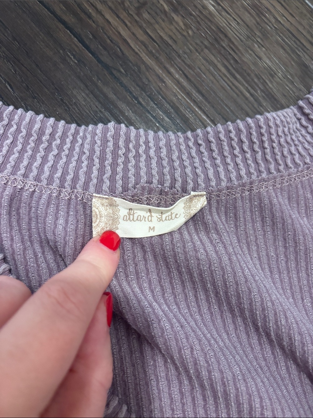 Altar'd State Ribbed V-Neck - Picture 3 of 4